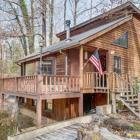 Charming Cabin With Fire Pit And Decks About 7 Mi To Helen Sautee Nacoochee Exterior photo